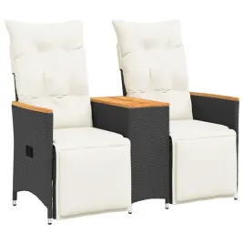 czarna-sofa-ogrodowa-2-osobowa-z-regulowanym-oparciem-i-stolikiem-130x59x92