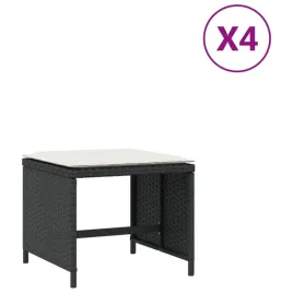 czarny-stolek-ogrodowy-z-kremowymi-poduszkami-40-x-40-x-35-cm