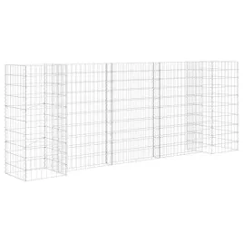 donica-gabionowa-w-ksztalcie-h-drut-stalowy-260x40x100-cm