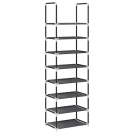 stojak-na-buty-8-poziomowy-czarny-44x28x145-cm