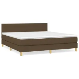 lozko-kontynentalne-z-materacem-203-x-180-x-78-88-cm-ciemny-braz