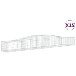 kosze-gabionowe-15-szt-400x50x40-60-cm-galwanizowane-zelazo