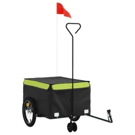 przyczepka-rowerowa-czarno-zielona-45-kg-zelazo