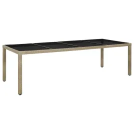 bezowy-i-czarny-stol-ogrodowy-z-polirattanu-250-x-100-x-75-cm