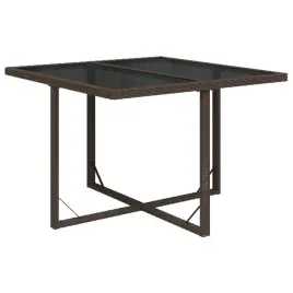 stol-ogrodowy-brazowo-czarny-109-x-107-x-74-cm-rattan-pe-szklo-hartow