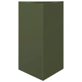 donica-ogrodowa-oliwkowa-trojkatna-50x43x75-cm-stal