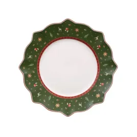 talerz-plaski-zielony-toy-s-delight-christmas-villeroy-and-boch