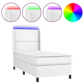 lozko-kontynentalne-z-materacem-i-diodami-led-biale-203-x-103-x-118-1