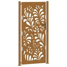 brama-ogrodowa-105x205-cm-stal-nierdzewna-wzor-fali