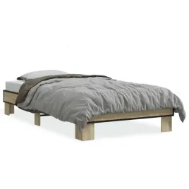 rama-lozka-dab-sonoma-193-x-78-x-30-cm-material-drewnopochodny-metal