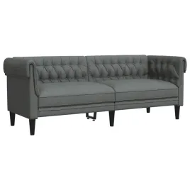sofa-chesterfield-trzyosobowa-ciemnoszara-obita-tkanina