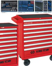 king-tony-wozek-warsztatowy-szafka-8-szuflad-czerwony-z-wyposazeniem-196el