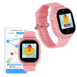 smartwatch-zegarek-dla-dzieci-gps-app-wifi-rozowy
