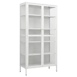 witryna-biala-90x40x180-cm-stal-i-hartowane-szklo