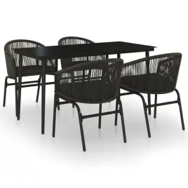 zestaw-jadalniany-do-ogrodu-czarny-stol-140x70x74-cm-krzeslo-58x58x78