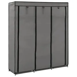 szafa-z-przegrodami-i-drazkami-szara-150x45x175-cm-tkanina