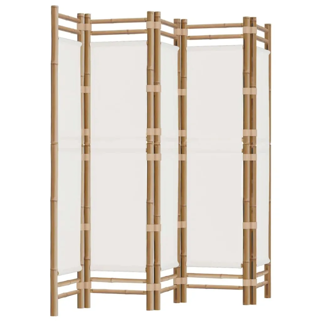 skladany-parawan-5-panelowy-200-cm-bambus-i-plotno-stan-nowy