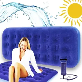 materac-jednoosobowy-dmuchany-do-pompowania-przenosny-skladany-flokowany