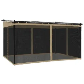 altanka-ze-scianami-z-siatki-kolor-taupe-4x3-m-stal