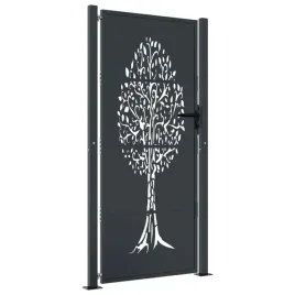 brama-ogrodowa-z-galwanizowanej-stali-antracytowa-105-x-205-cm