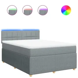 lozko-kontynentalne-jasnoszare-200-x-144-x-1005-cm-z-led-i-topperem
