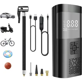 kompresor-samochodowy-pompka-do-roweru-akumulator-6000-mah