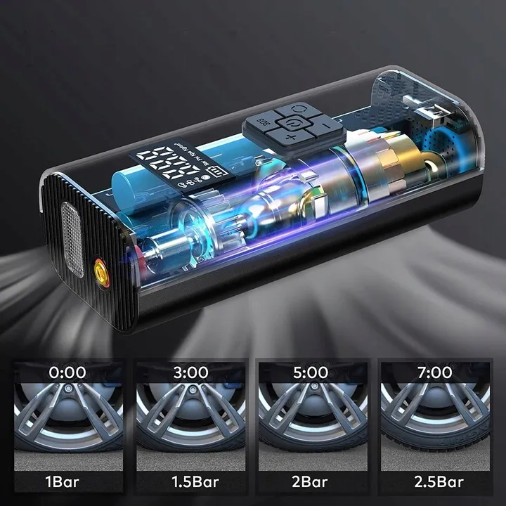 kompresor-samochodowy-pompka-do-roweru-akumulator-6000-mah-stan-nowy