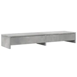 podstawka-pod-monitor-z-szufladami-szarosc-betonu-100x27x15cm