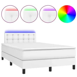 lozko-kontynentalne-z-materacem-i-diodami-led-biale-203-x-120-x-78-88
