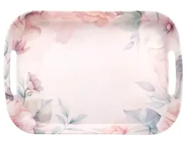taca-dekoracyjna-z-melaminy-355x24x4-cm-wygodne-uchwyty-wzor-kwiaty-listki