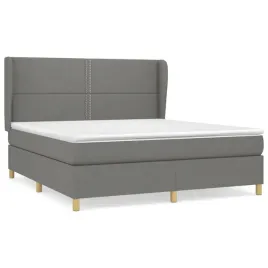 lozko-kontynentalne-ciemnoszare-203-x-183-x-118-128-cm-z-materacem-180-x