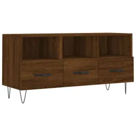 szafka-pod-tv-brazowy-dab-102x36x50-cm