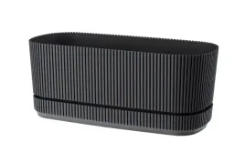 doniczka-plastikowa-z-podstawka-oslonka-29x13-cm-mat-antracytowa-prazkowana