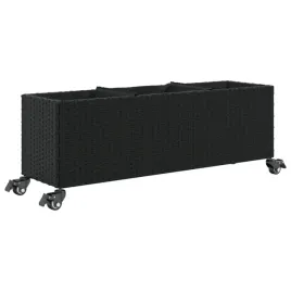 donica-ogrodowa-z-kolkami-i-3-wkladami-czarna-107x32x38-cm