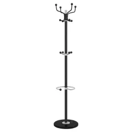 wieszak-na-ubrania-z-uchwytem-na-parasole-zelazo-marmur-czarny-180x37-c