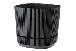 doniczka-plastikowa-z-podstawka-oslonka-21x21-cm-mat-antracytowa-prazkowana