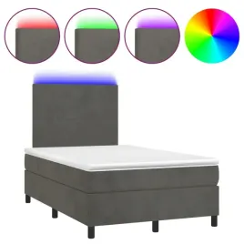lozko-kontynentalne-z-materacem-diodami-led-ciemnoszare-203x120x118-1