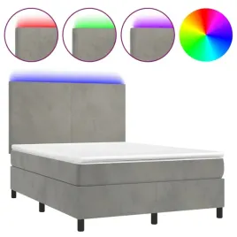 lozko-kontynentalne-z-materacem-140x200-cm-jasnoszare-z-diodami-led