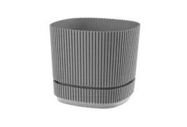 doniczka-plastikowa-z-podstawka-oslonka-17x17-cm-mat-szara-prazkowany-wzor