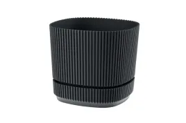 doniczka-plastikowa-z-podstawka-oslonka-17x17-cm-mat-antracytowa-prazkowana