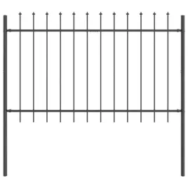 ogrodzenie-ogrodowe-szary-1-7-x-0-8-m-stal-malowana-proszkowo