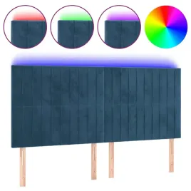 zaglowek-do-lozka-z-led-ciemnoniebieski-180x5x118-128-cm