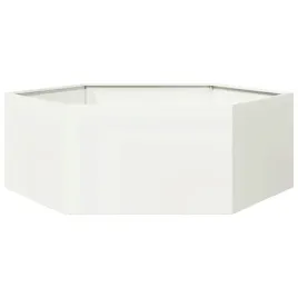 donica-ogrodowa-biala-szesciokatna-138x120x45-cm-stalowa