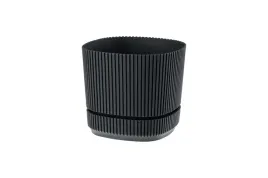 doniczka-plastikowa-z-podstawka-oslonka-13x13-cm-mat-antracytowa-prazkowana