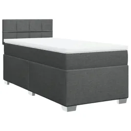 lozko-kontynentalne-200-x-80-x-1005-cm-ciemnoszare-z-materacem-bialym