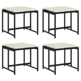 czarny-stolek-ogrodowy-z-kremowymi-poduszkami-40-x-40-x-35-cm