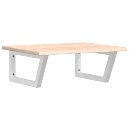 polka-scienna-pod-umywalke-stal-i-lite-drewno-debowe