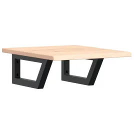 polka-scienna-pod-umywalke-stal-i-lite-drewno-debowe