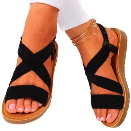 sandaly-damskie-z-gumeczkami-plaska-podeszwa