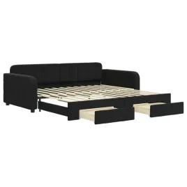 czarna-lezanka-rozkladana-2-w-1-z-szufladami-223-x-110-x-71-cm